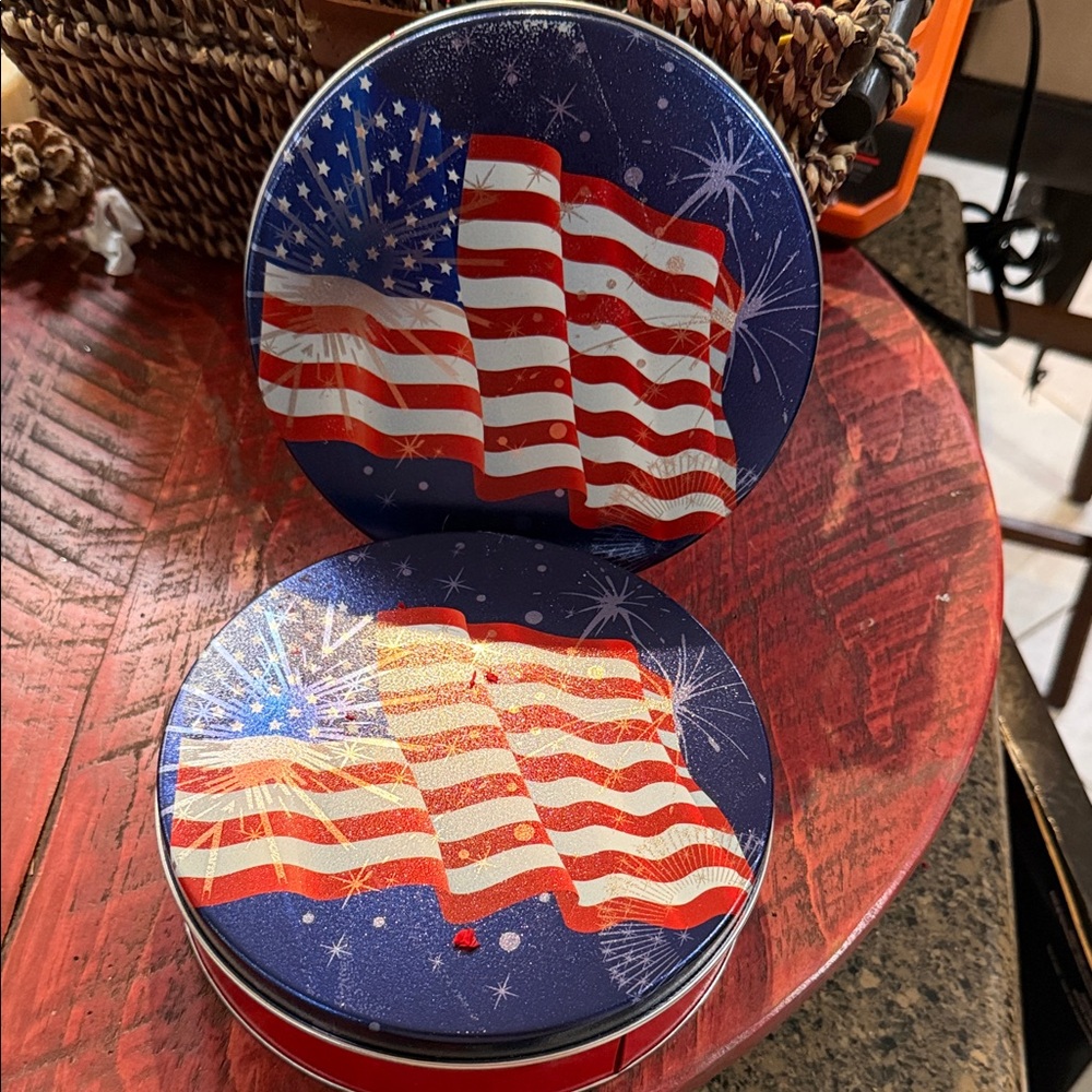 Patriotic Flag Tin Box Bundle